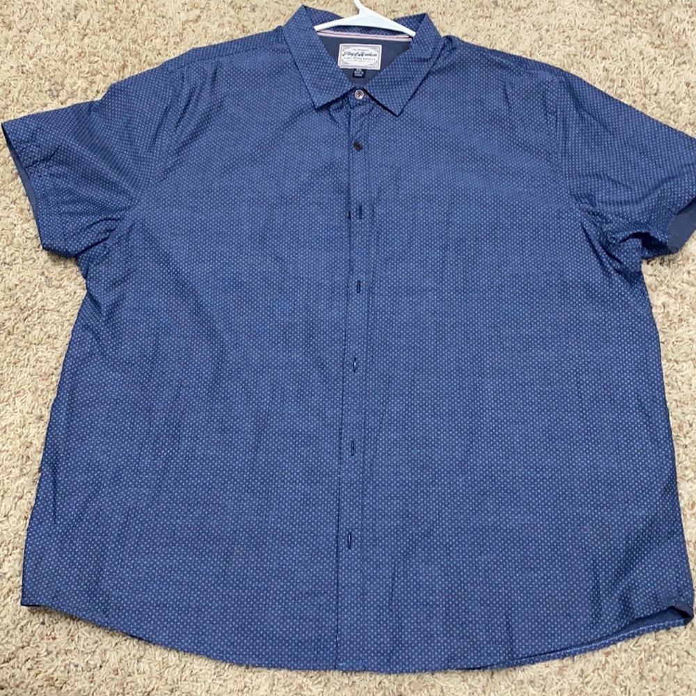 Flag & Anthem Short Sleeve Button Down - XXL